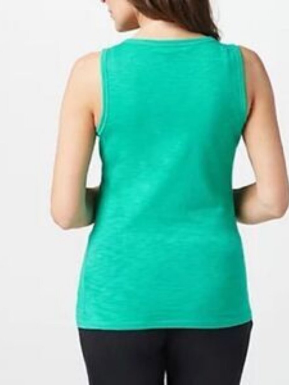 G.I.L.I. Knit Basic Tank w/ Neck Trim - Picture 2 of 3